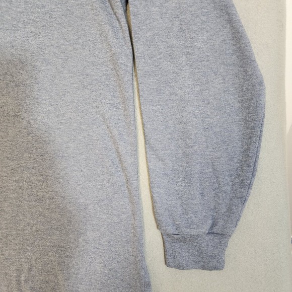 Ralph Lauren Sweatshirt Mens Medium Gray Vintage Solid Long Sleeve - Picture 5 of 14